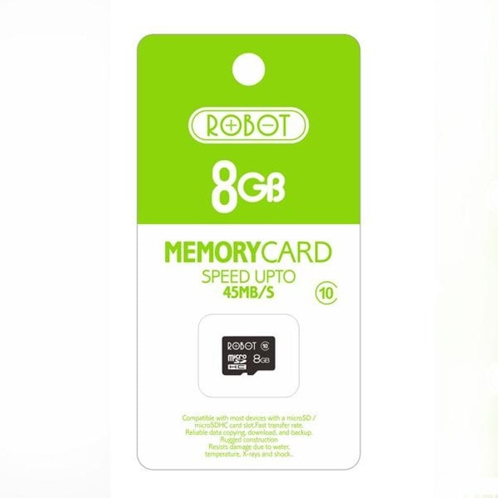 ROBOT MEMORY CARD TF / MICRO SD 4GB / 8GB / 16GB CLASS 10 ORIGINAL GARANSI RESMI