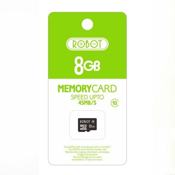 ROBOT MEMORY CARD TF / MICRO SD 4GB / 8GB / 16GB CLASS 10 ORIGINAL GARANSI RESMI