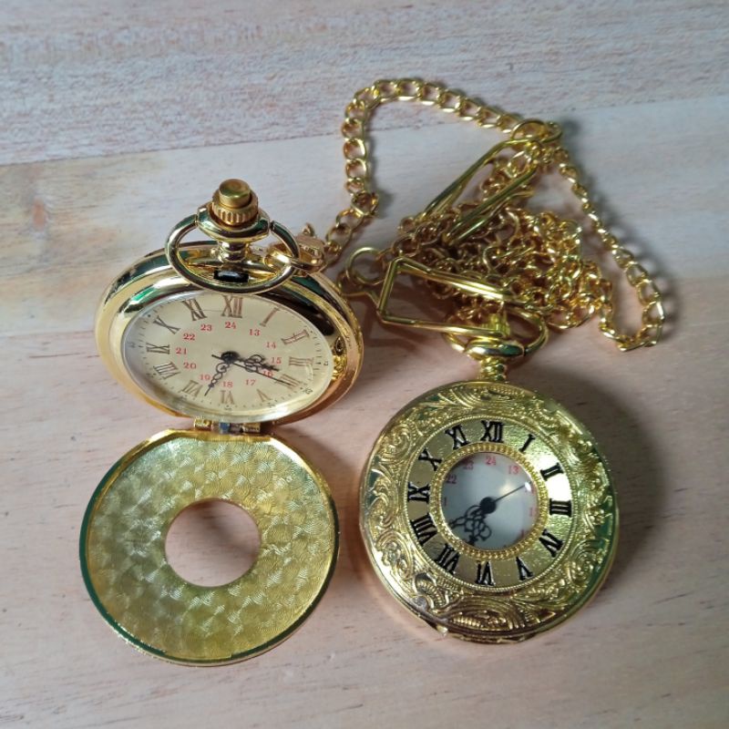 Kado Hadiah Ulang Tahun Souvenir Unik - Jam Kuno Antik -Jam Saku Vintage Prau Layar Kalung Kado Ultah Souvenir Kenang kenangan Hadiah