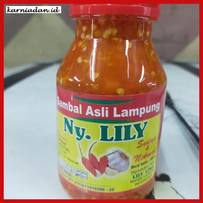 

Aneka-Sambal- Sambal Asli Lampung Ny. Lily - 300Gram -Pedeeeeeezzzzzzz.