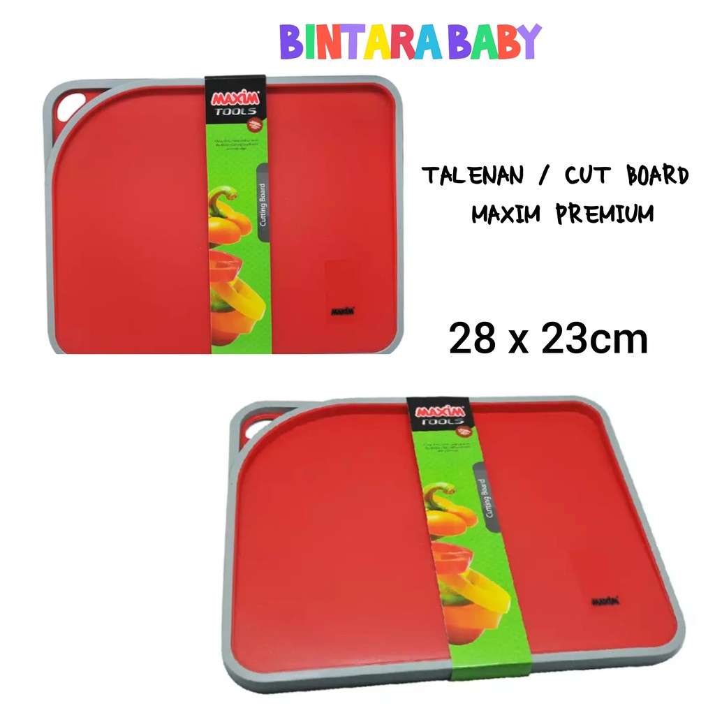 Talenan Mempersiapkan Bahan  MPASI Maxim Cutting Board Premium 28x23cm