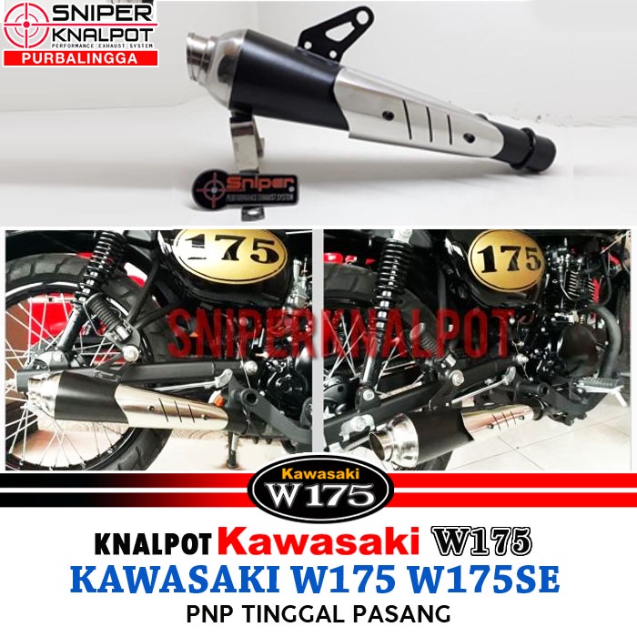 Knalpot Kawasaki W175 W175Se W175 Se PNP
