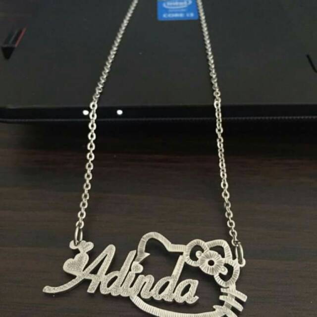 Kalung xuping nama monel silver
