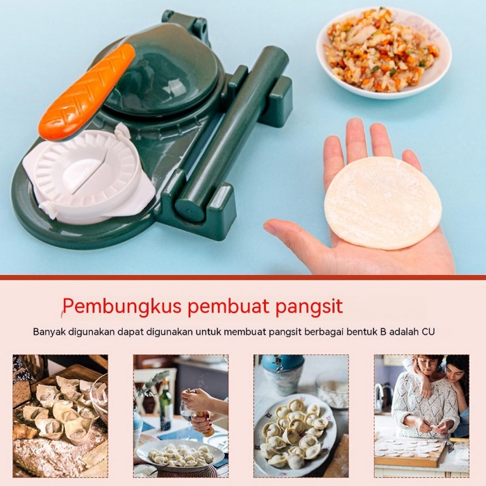 3pcs/set Cetakan Press Adonan Pangsit Handmade Serbaguna /Cetakan Dumpling/Alat Press Kulit Pastel Pangsit Manual Dimsum Cetakan/Cetakan Kulit Pangsit