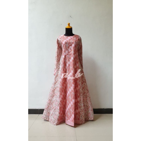 Gamis Batik Cap-Abaya Dress Batik Custom Size Custom Made Preorder Katun Toyobo Tenun Jumputan Broka