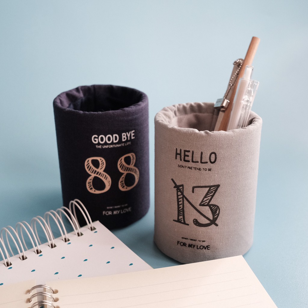 

Pen Holder Tempat Pulpen Pensil Impor Lucu Bahan Kain
