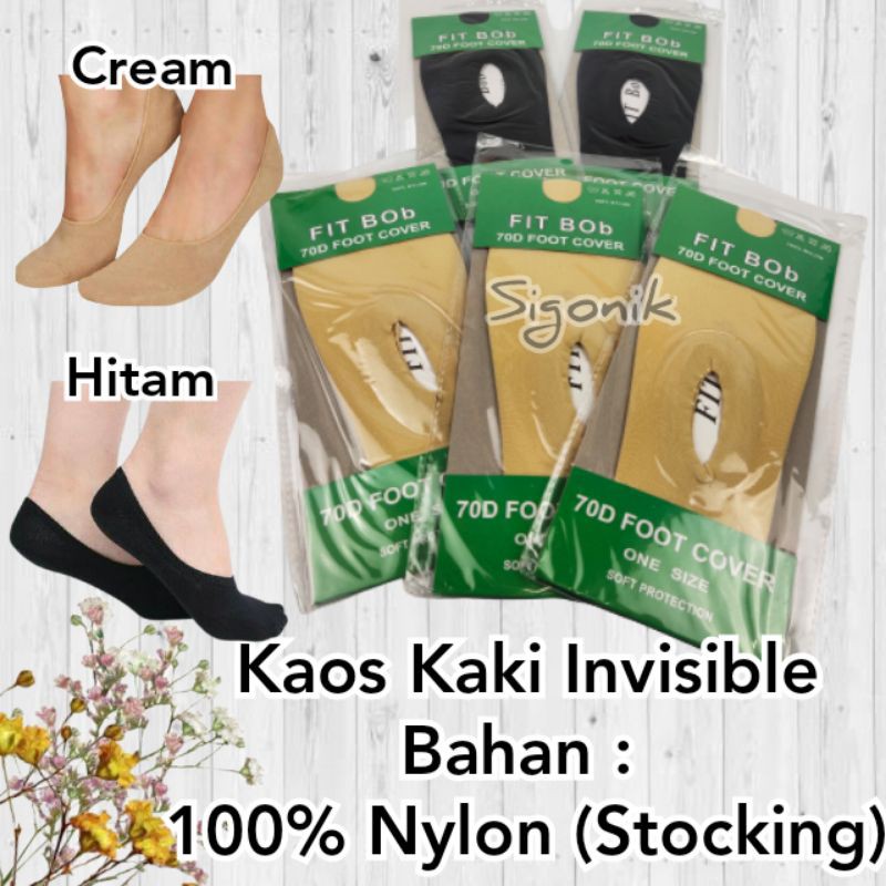 Kaos Kaki Invisible Ballet hidden Socks Elastis Murah