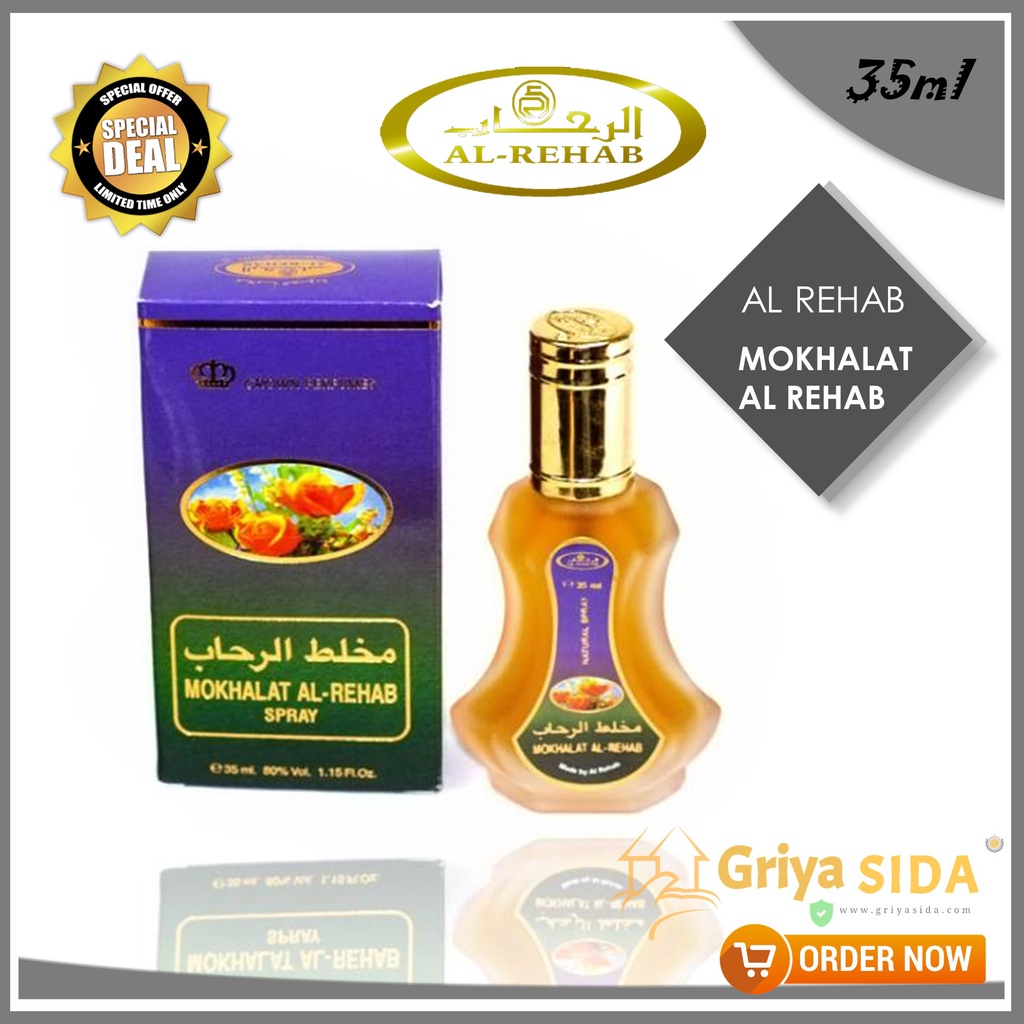 Parfum al rehab mokhalat 35ml original minyak wangi mukhalat alrehab spray PROMO!