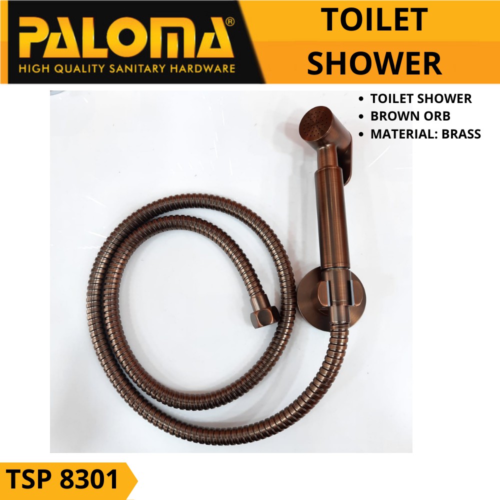 PALOMA TSP 8301 Toilet Shower Jet Washer Bidet Cebok WC BROWN ORB