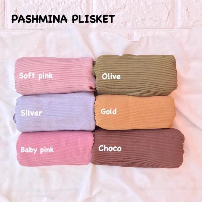 Pasmina Full Plisket By Umama - Marun Si.Utun