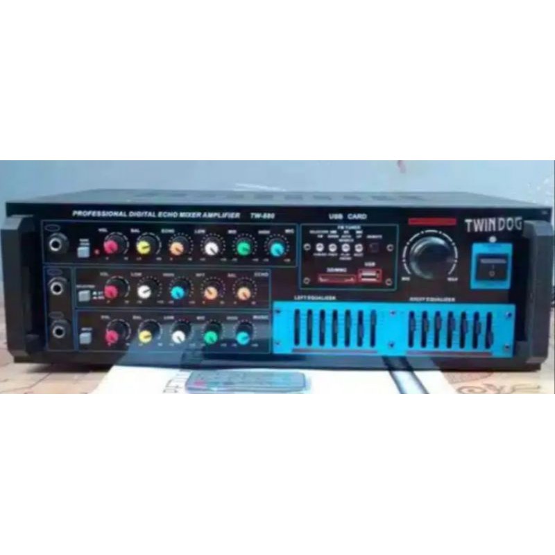 TWIN DOG  , TD  , AV TW 880 USB , Twindog , Amply , Ampli , Amplifier  , + Remote