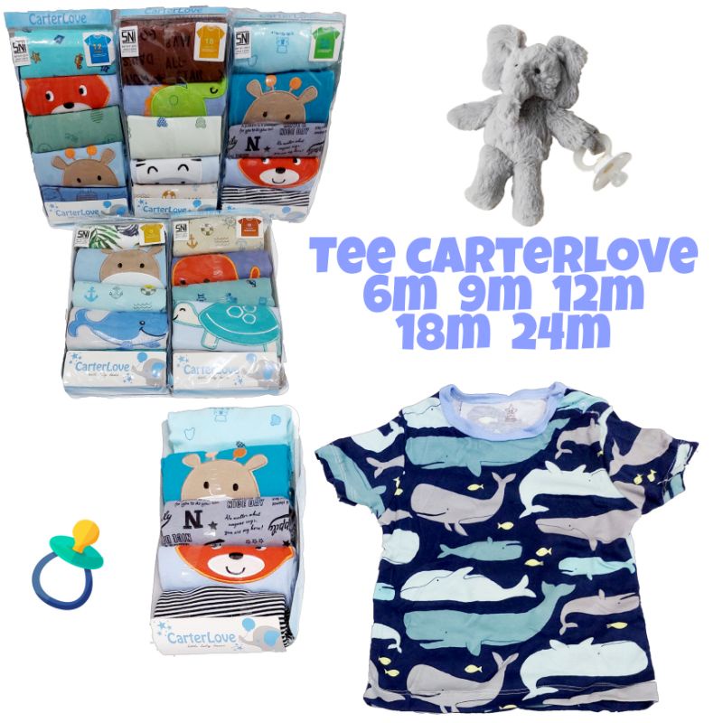 TEE(KAOS) BABY IMPORT 5 IN 1 CARTERLOVE