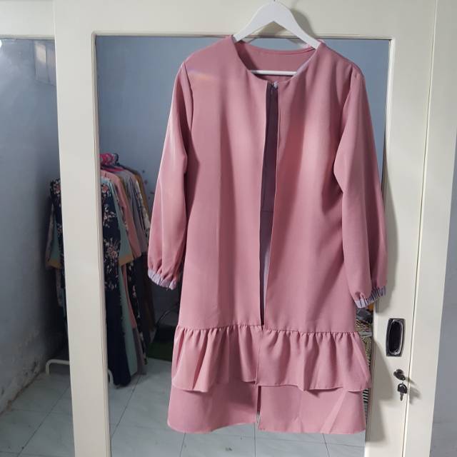 Fashion tunik mirah mosscrepe