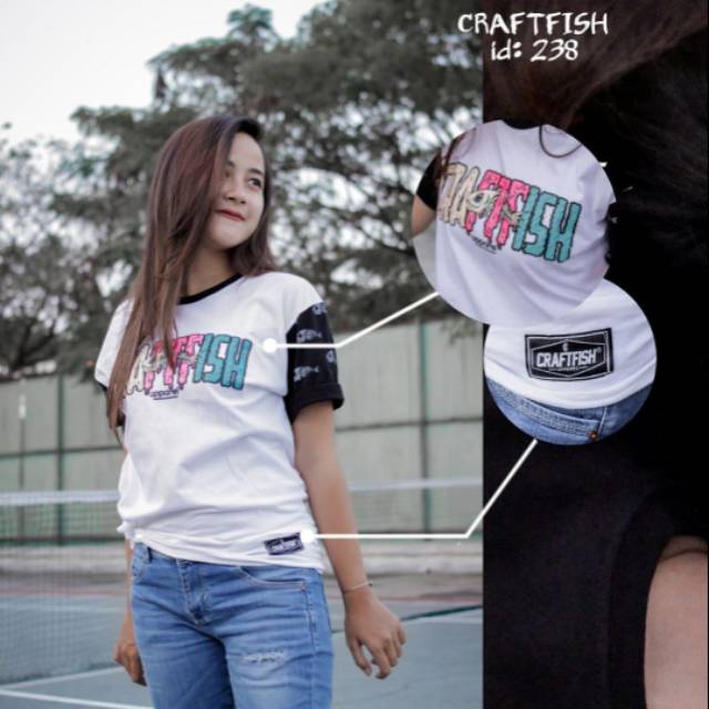 Kaos distro craftfish/limited edition