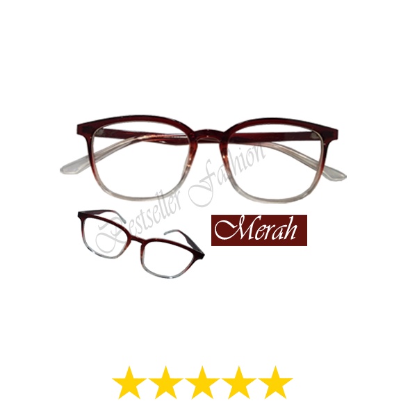 【READY STOCK】Frame Kacamata Anti Radiasi Wanita Pria Korean Fashion Kacamata Oval Eyeglasses