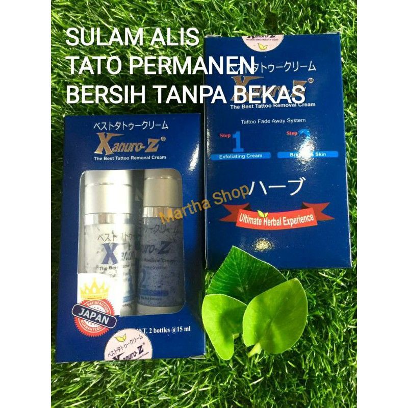 Obat Penghilang Tatto Permanen Xanuro-Z Original - Cream Tato Penghapus Sulam Alis Terlaris