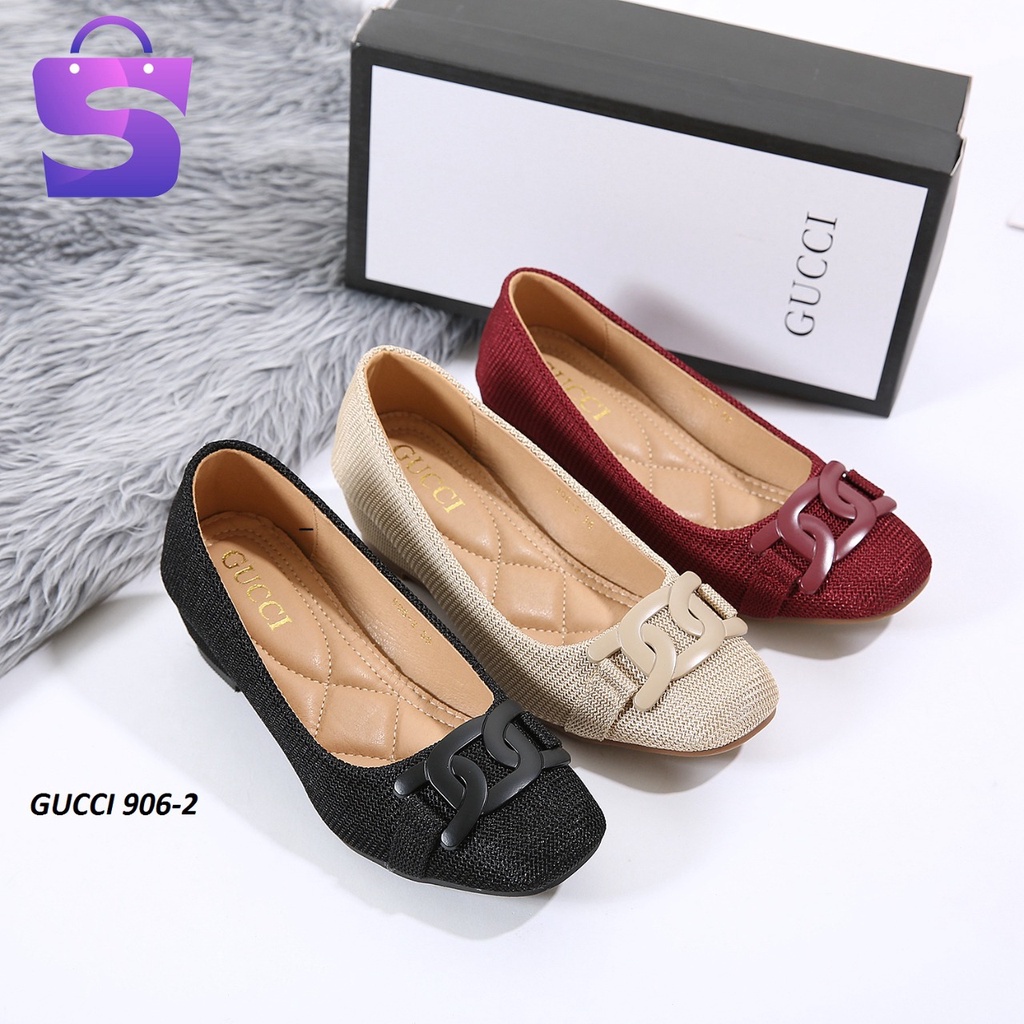 SEPATU WANITA WEDGES SHOES 906-2