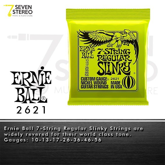 Ernie Ball 2621 7 String Regular Slinky