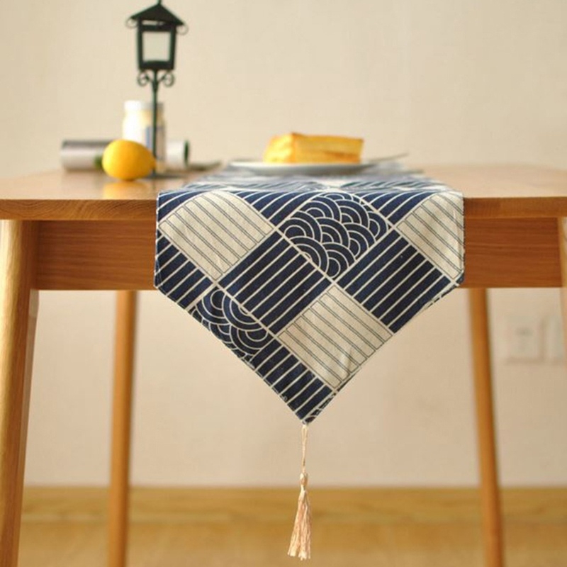 Japanese Style Tablecloth Table Runner Home Kitchen Dining Room Decoration Decoration Shopee Indonesia