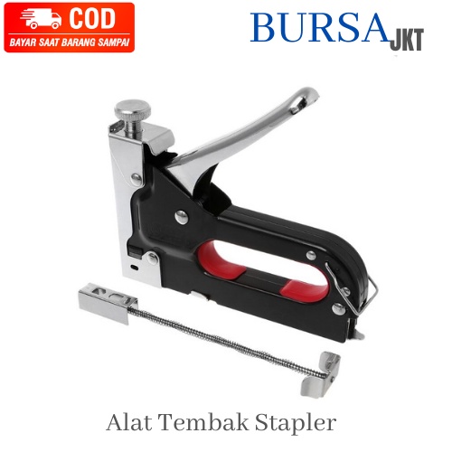 STEPLER TEMBAK GUN TECKER JOK MOTOR SOFA TRIPLEK