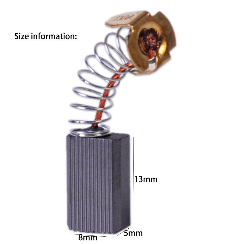 POPULAR Populer 10 /20pcs Bor Mini Kualitas Tinggi Alat Rotary 5x8x13mm Generik Carbon Brushes