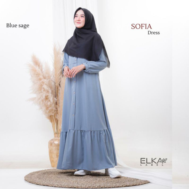 SOFIA DRESS | GAMIS SYARI ESHAL ZARA