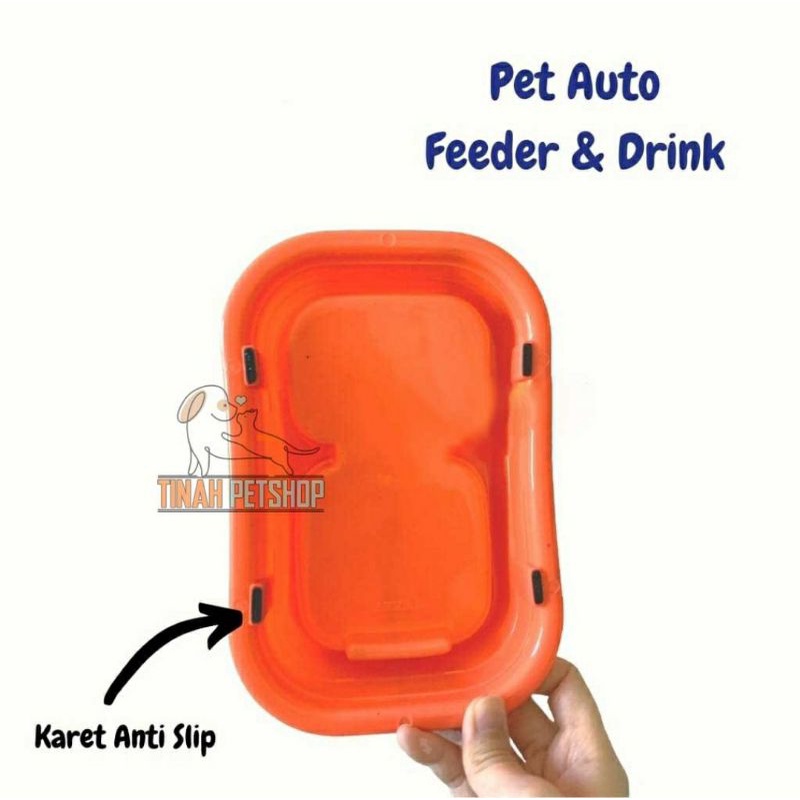 PET DISPENSER MAKANAN MINUMANP ANTI SEMUT | Tempat Makan Minum Hewan Kucing Anjing