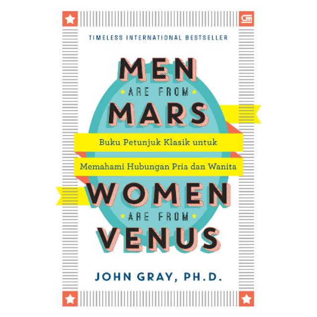 Men are from mars Women are from venus