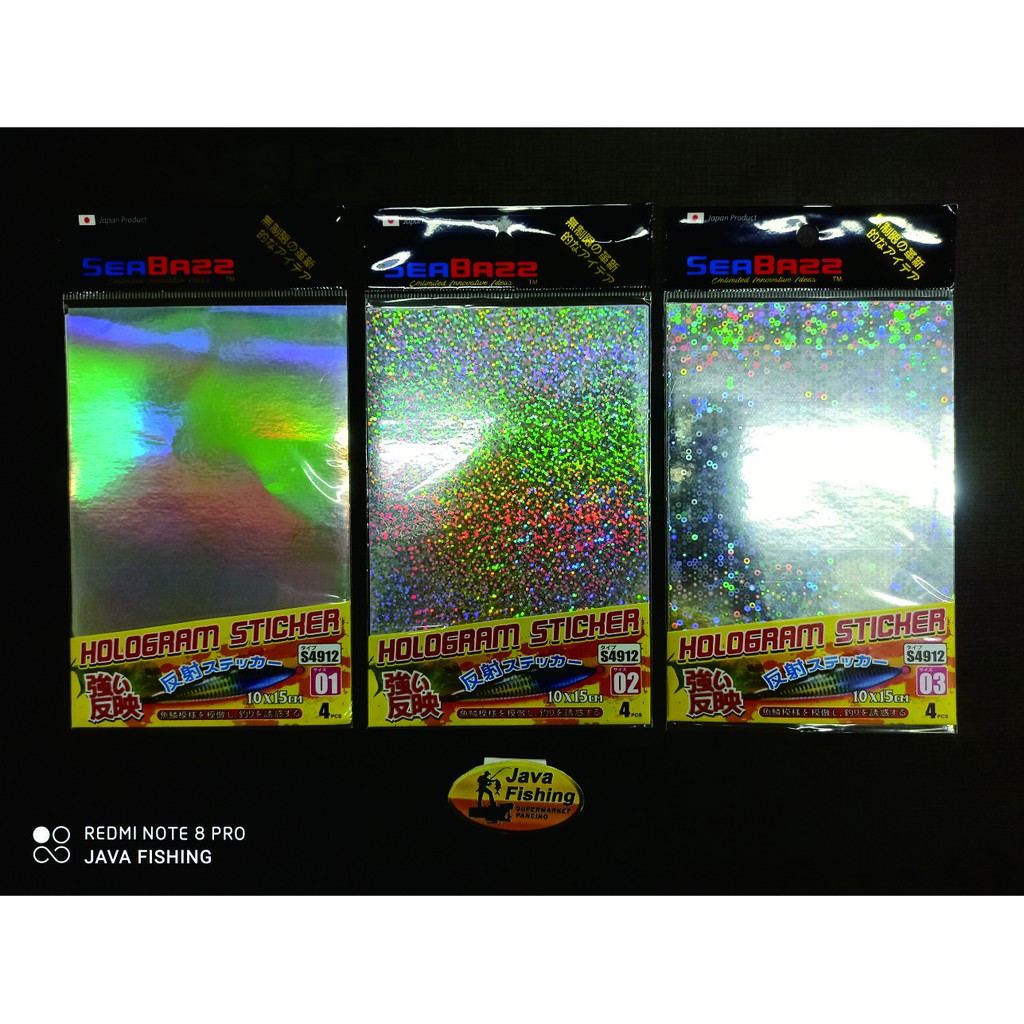 

STICKER HOLOGRAM SEABAZZ 10X15CM