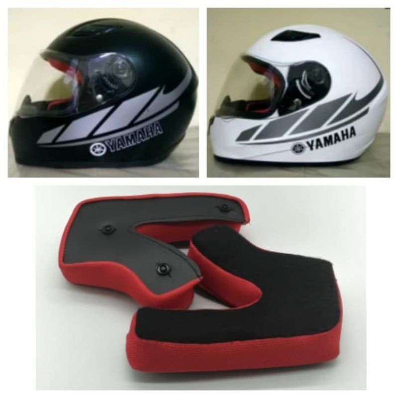 Busa pipi Bantalan Helm Yamaha Vixion Cargloss New Baru Cheek pad Byson size S M L XL XXL