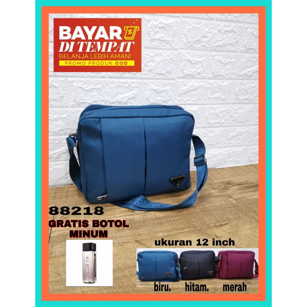 Tas Pria SLINGBAG POLO MILANO 88218 - TAS SELEMPANG ANTI AIR KEKINIAN TERMURAH Tas Import PROMO