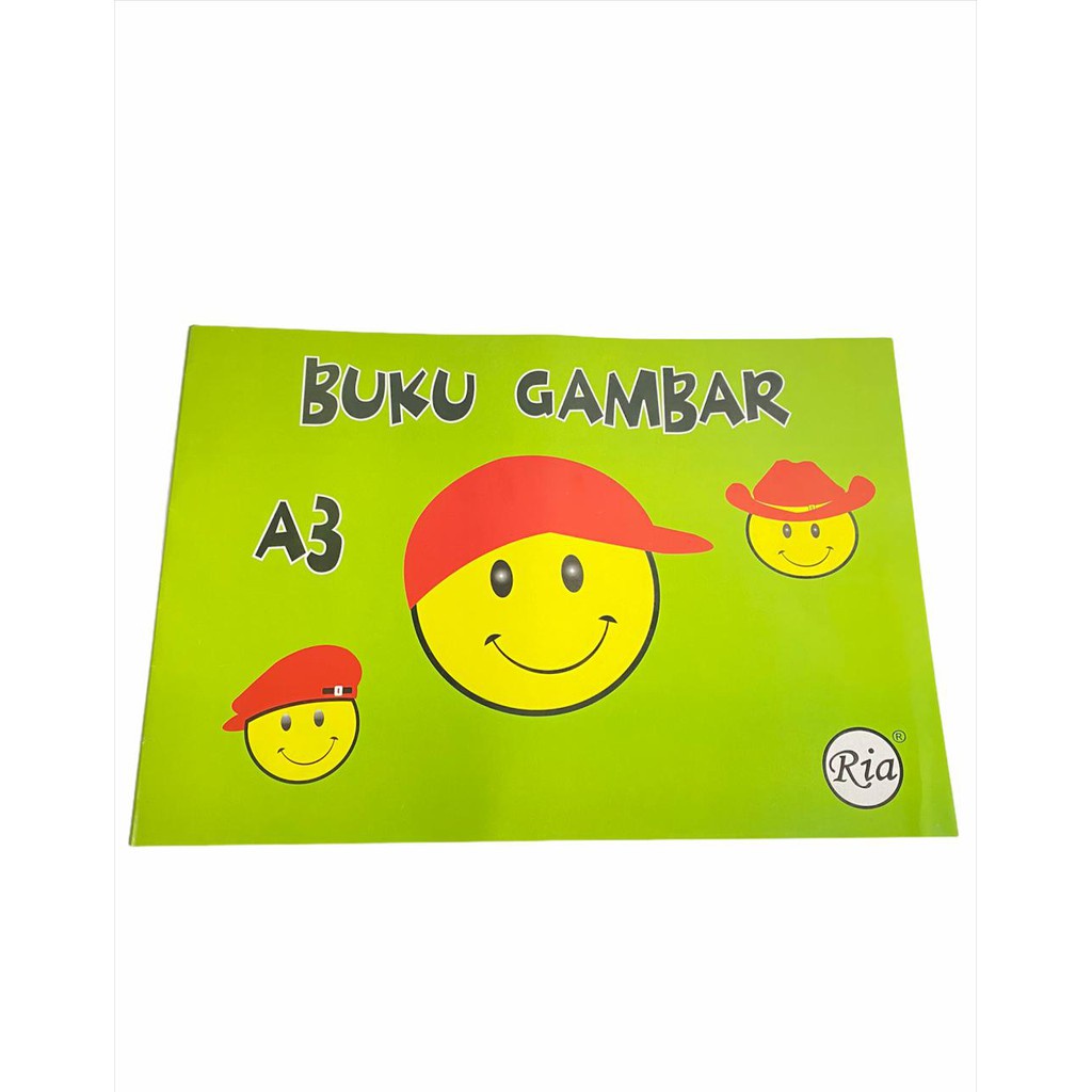 365 Buku Gambar A3 RIA /  Buku Mewarnai Anak 8 Lembar