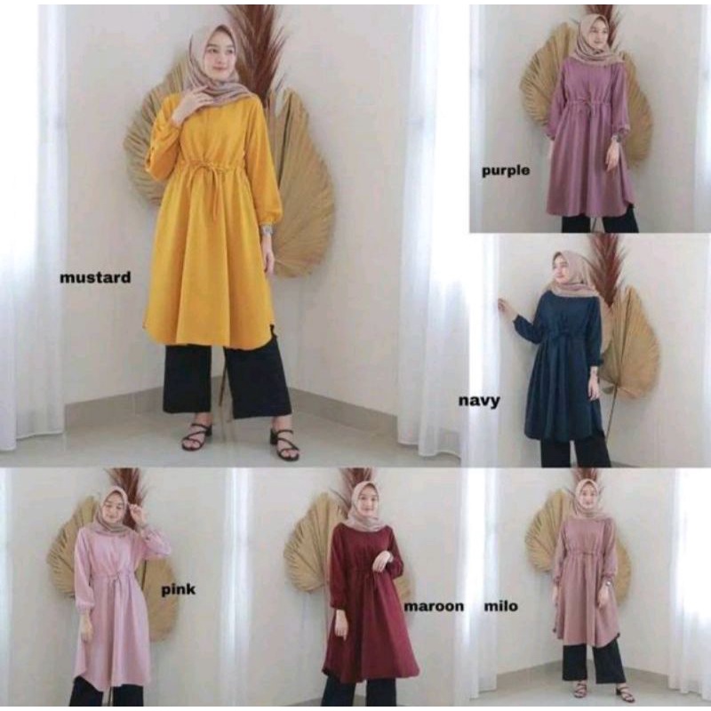 BETHA TUNIK °° BHETA TUNIK°° DINDA TUNIK°° TUNIK°°Atasan Tunik  Wanita Terbaru