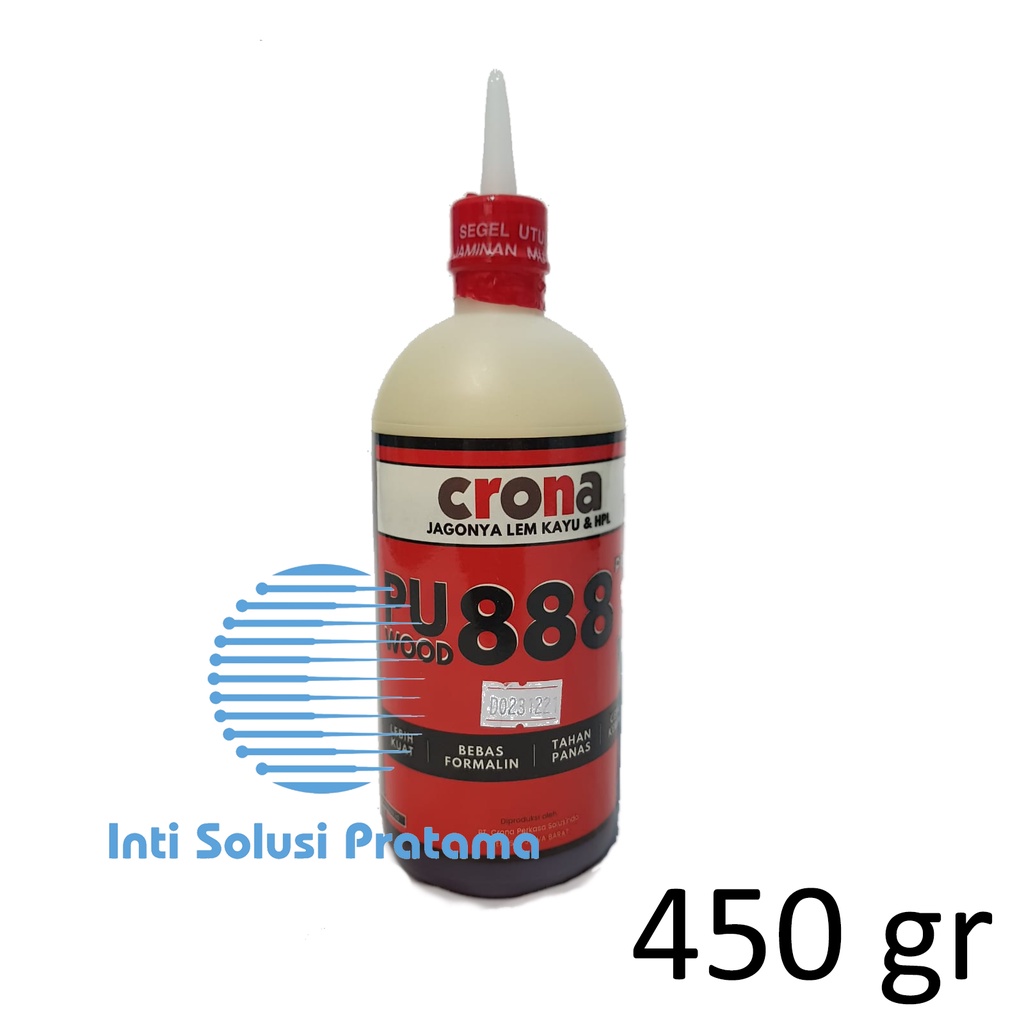 

Lem Kayu Basah CRONA PU888 PU 888 450 gr 450Gr