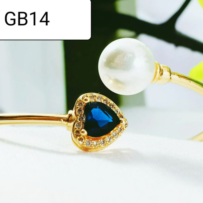 Gelang Bangkok dewasa berlapis emas 22-24k Kode GB14