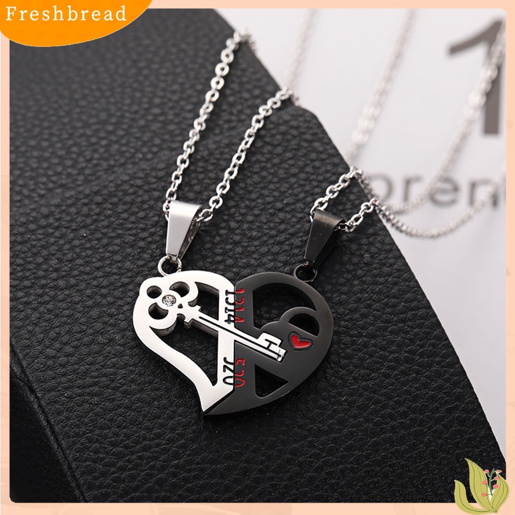 Yyx 2pcs Kalung Rantai Liontin Gembok Hatikunci 1314 520 Untuk Hadiah Valentine Pasangan