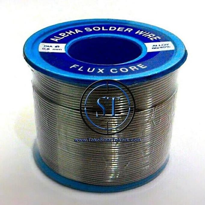 Timah Alpha 0.8Mm Solder Wire 250Gram Mengkilap Sitekni88 Juara
