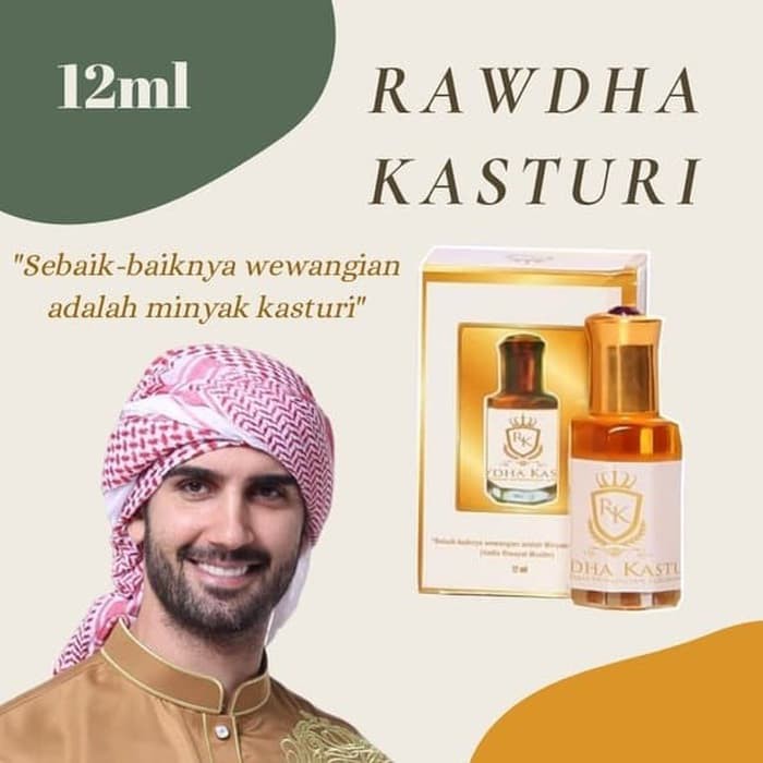 Minyak Kasturi Kuning Asli Arab Saudi Rawdha Kasturi