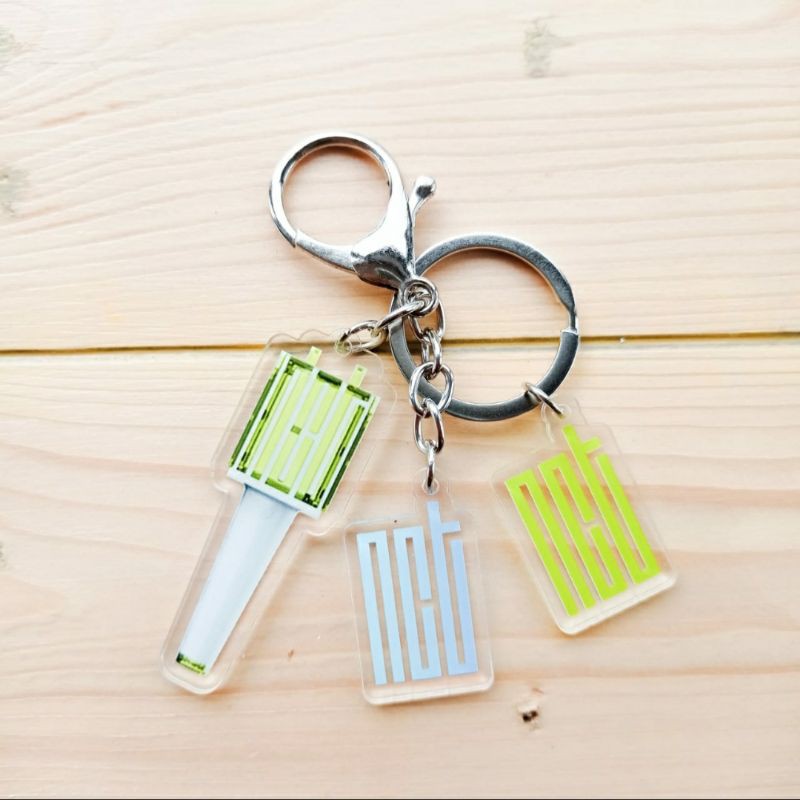 Aksesoris Fashion Strap Kunci / Tas  Acrylic Kpop NCT Import