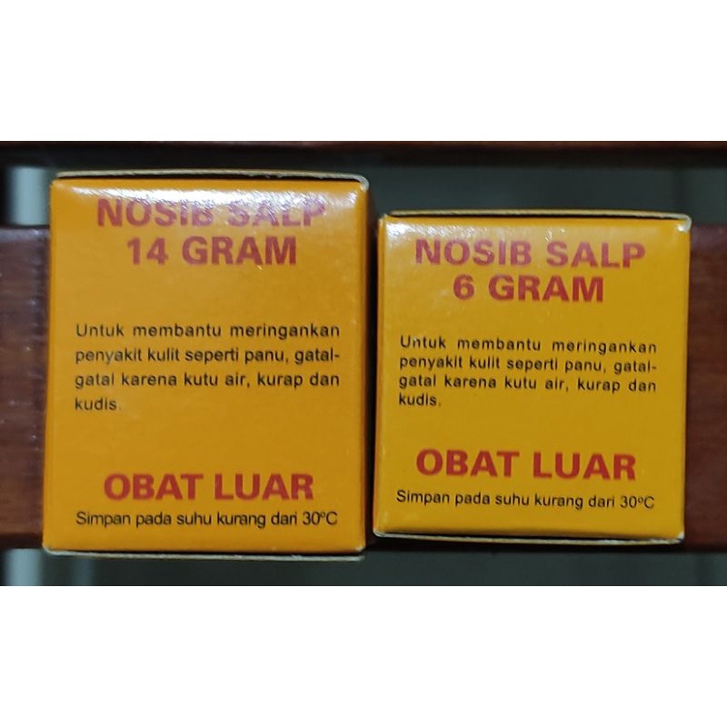 Nosib Salep Gatal 6 Gram &amp; 14 Gram / Kudis / Kurap / Panu / Kutu Air / 14 Gram / Original