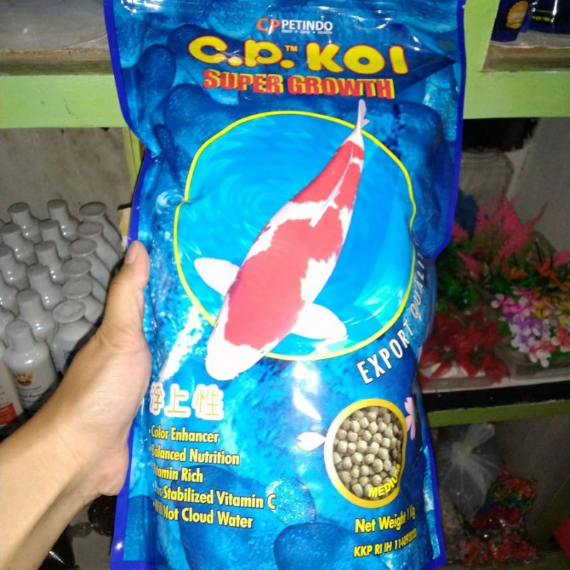 pelet koi c.p koi kemasan 1kg