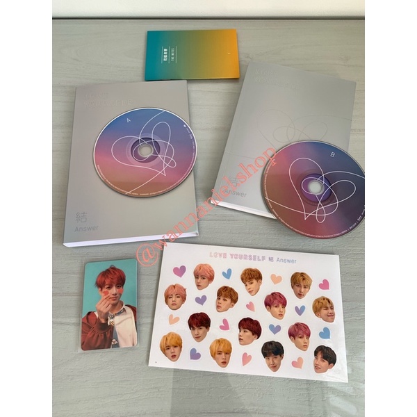 Jual BTS ALBUM - BTS Love Yourself Answer - F Ver. With Jungkook PC ...