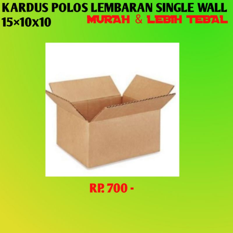 

kardus box polos 15 x 10 x 10