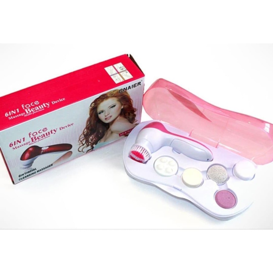 Cnaeir Facial Cleansing Massager 6IN1 Face Beauty Massage pembersih komedo pemijat wajah 3G