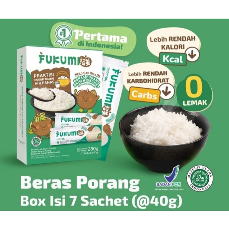 

Fukumi Beras Porang Sachet 1 box