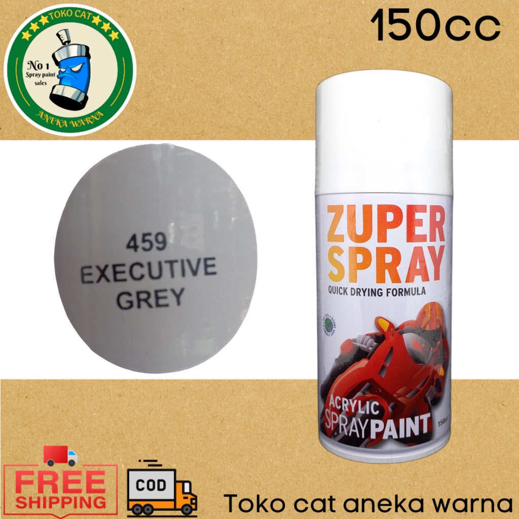 cat semprot 150cc executive grey zuper spray produk dari rj london spray paint pilox pilok pylox