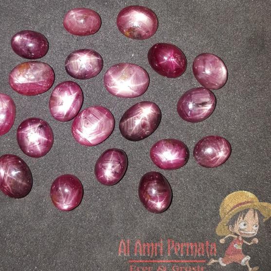 ♦ Natural Ruby Star Afrika Kecil ℮