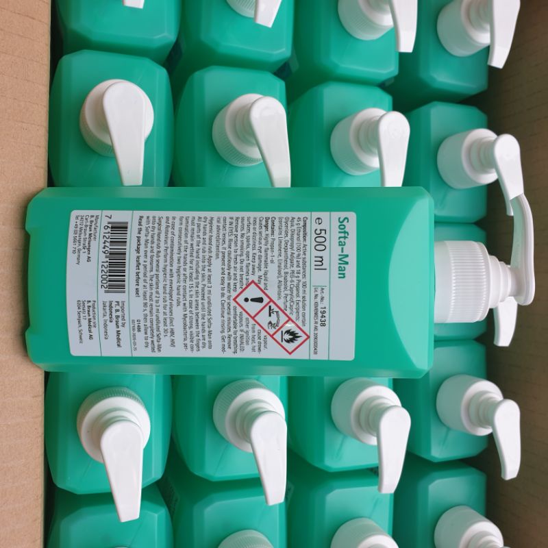 Antiseptic Hand Sanitizer Antiseptik Cair Softaman Hand Sanitizer 500ml