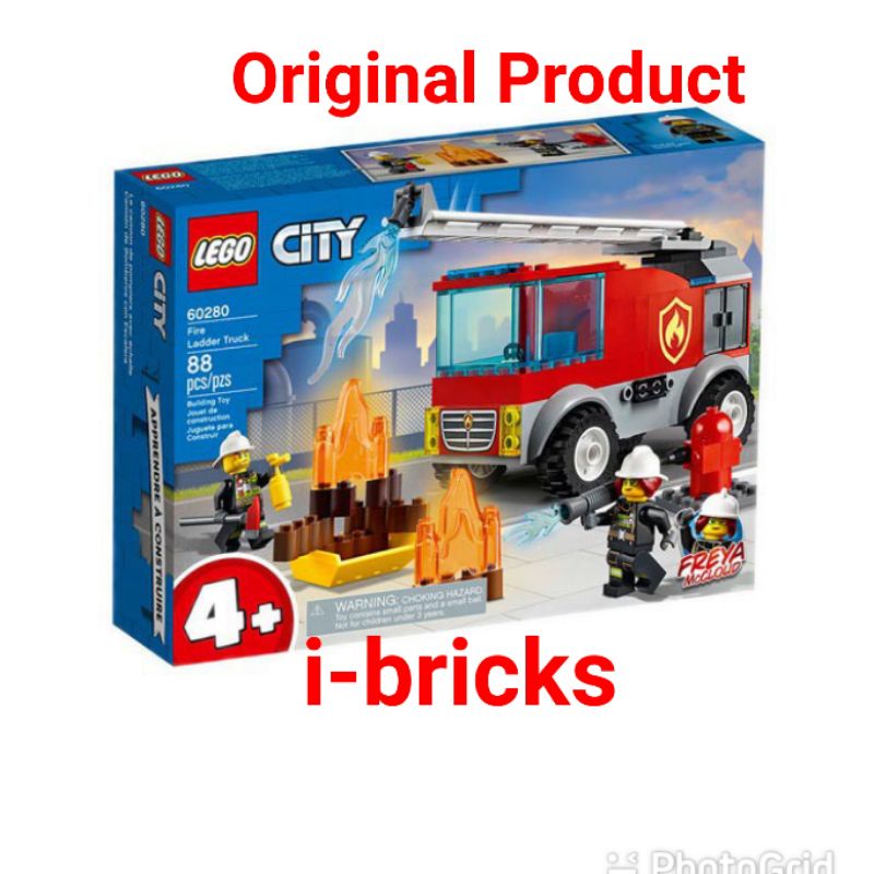 lego city 60280 fire ladder truck