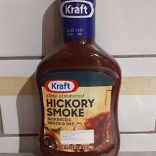 

KRAFT BBQ SAUCE HICKORY SMOKE 17.5OZ (496g)